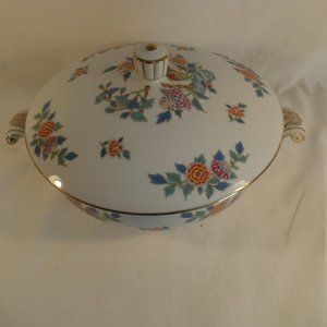Aladdin China Covered Bowl and Platter